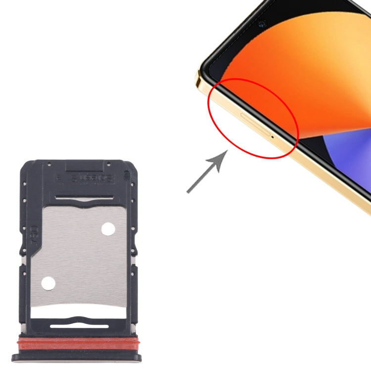 Pour Infinix Note 30 5G X6711 5 pièces Plateau de carte SIM + Plateau de carte SIM
