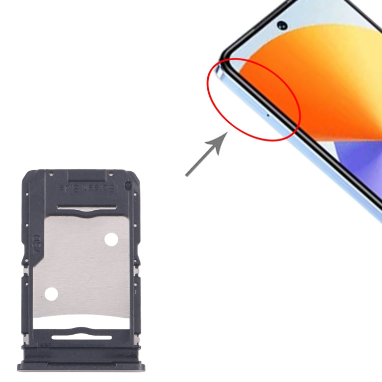 Pour Infinix Note 30 X6833B 5pcs Plateau de carte SIM + Plateau de carte SIM + Plateau de carte Micro SD