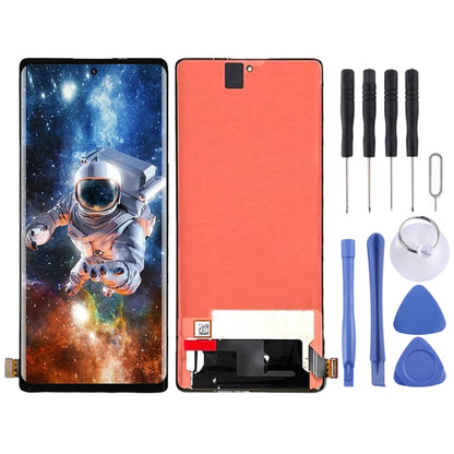 Pour ZTE Axon 50 Ultra 5G Écran LCD AMOLED d'origine avec numériseur Assemblage complet