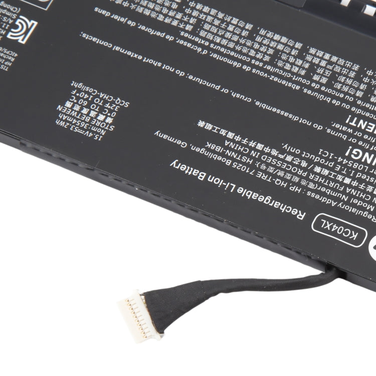 Batterie Li-ion 15,4 V 53,2 Wh 3654 mAh pour HP Envy X360 13-AG 13M-AQ 13-AH 13-AQ0010TU 13-AH0010TX HSTNN-DB8P HSTNN-IB8K L08544-2B1 KC04XL