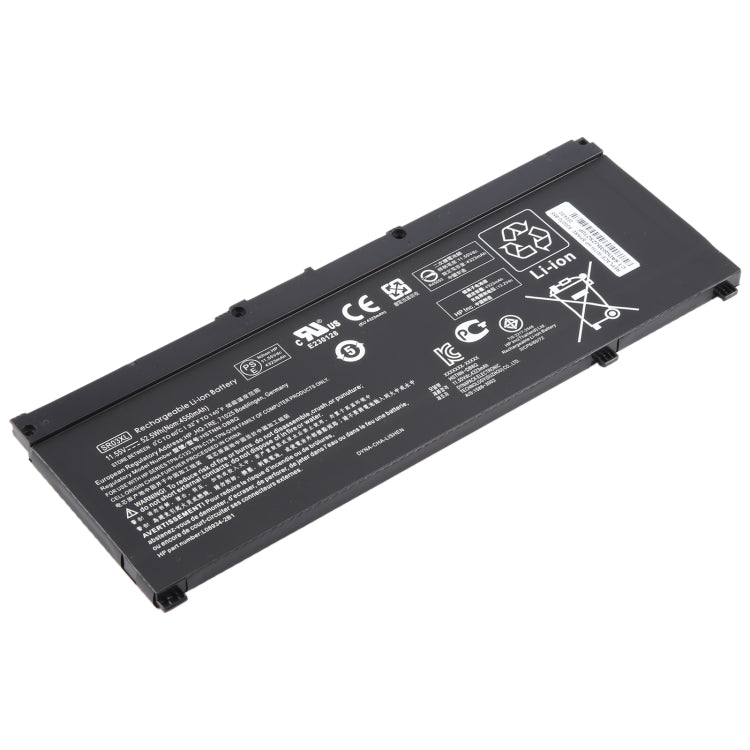 Batterie Li-ion 11,55 V 52,5 Wh 4550 mAh pour HP OMEN 15-CE 17-CB0052TX Pavilion Gaming 15-CX0096TX CX0006NT HSTNN-DB8Q L08934-2B1 L08855-855 SR03XL
