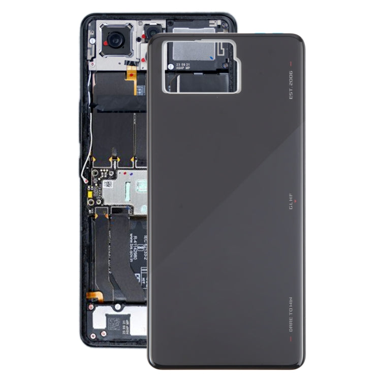 Pour Asus ROG Phone 8 Pro AI2401 AI2401_A Coque arrière de batterie en verre d'origine