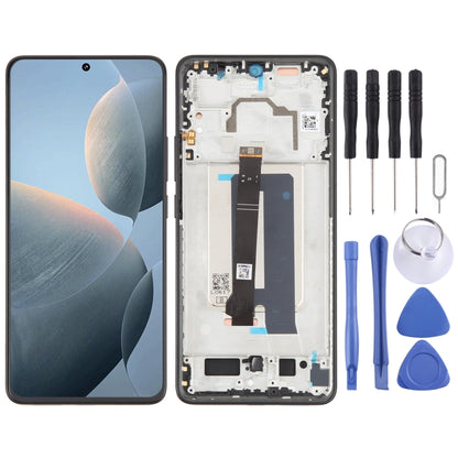 Pour Xiaomi Redmi K70E Original LCD Screen Digitizer Assemblage complet avec cadre