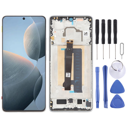 Pour Xiaomi Redmi K70E Original LCD Screen Digitizer Assemblage complet avec cadre