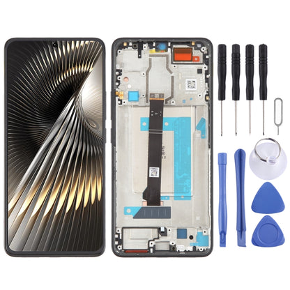 Pour Xiaomi Redmi Turbo 3 Original LCD Screen Digitizer Assemblage complet avec cadre