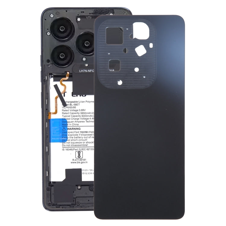 Couvercle arrière de batterie d'origine pour Infinix Hot 40 Pro X6837