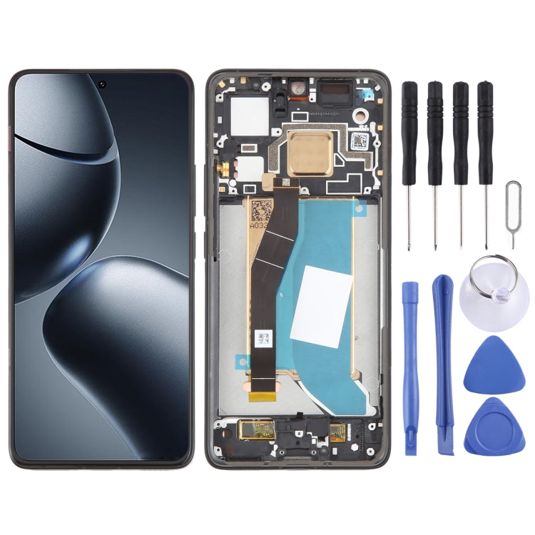 Pour Xiaomi 14T Pro Original LCD Screen Digitizer Assemblage complet avec cadre