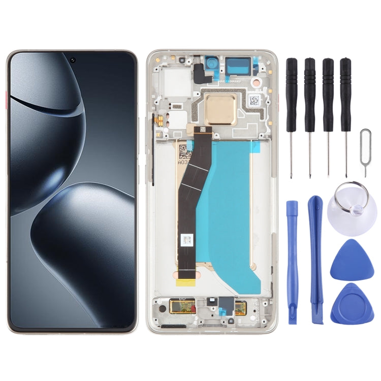 Pour Xiaomi 14T Pro Original LCD Screen Digitizer Assemblage complet avec cadre