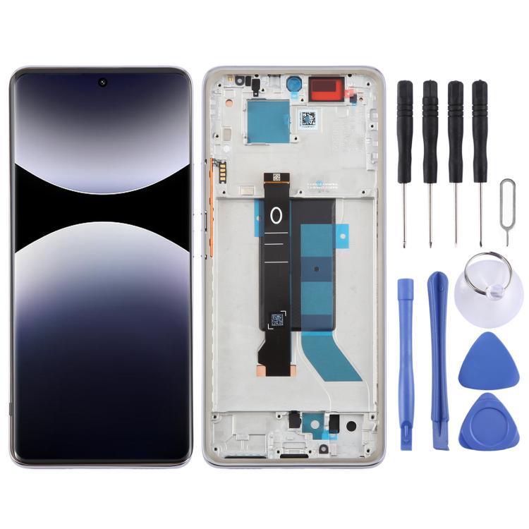 Pour Xiaomi Redmi Note 14 Pro Original LCD Screen Digitizer Assemblage complet avec cadre
