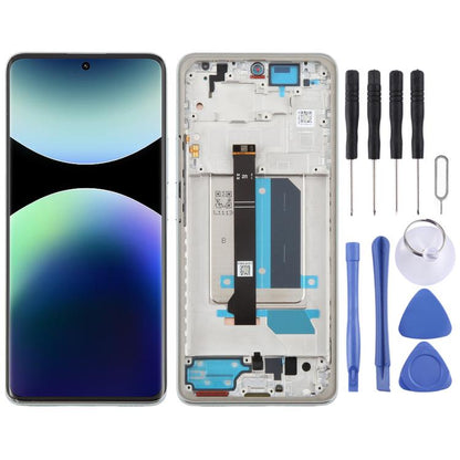 Pour Xiaomi Redmi Note 14 Pro + 5G Écran LCD d'origine numériseur assemblage complet avec cadre