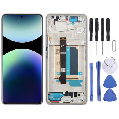 Pour Xiaomi Redmi Note 14 Pro + 5G Écran LCD d'origine numériseur assemblage complet avec cadre