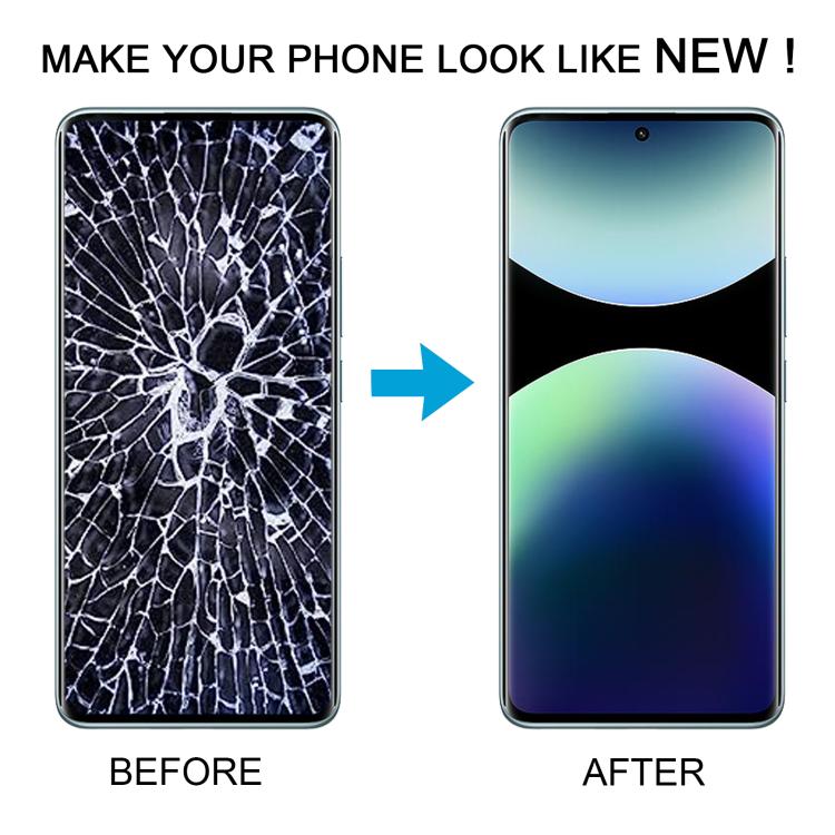 Pour Xiaomi Redmi Note 14 Pro + 5G Écran LCD d'origine numériseur assemblage complet avec cadre