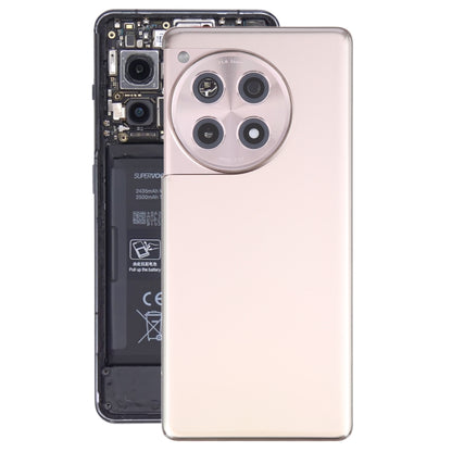 Pour OnePlus Ace 3 Cache arrière de la batterie avec cache de l'objectif de l'appareil photo