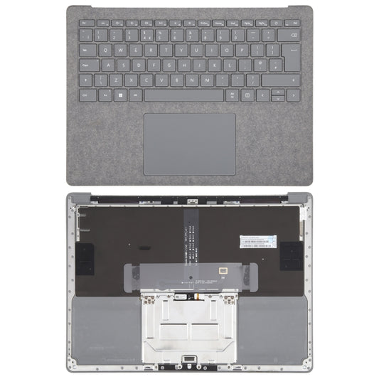 Pour Microsoft Surface Laptop 3/4/5 13,5 pouces Clavier britannique avec coque C/Touch Board