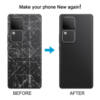 Pour vivo S18 5G Cache arrière de batterie d'origine avec couvercle d'objectif d'appareil photo