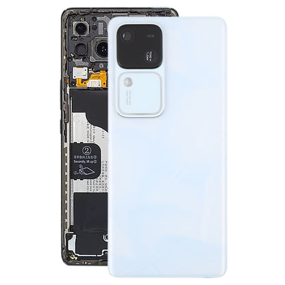 Pour vivo V30 5G Cache arrière de batterie d'origine avec couvercle d'objectif d'appareil photo