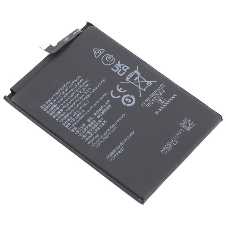 Remplacement de la batterie Li-Polymère 5700mAh pour Honor X50 / X9B HB526694EHW
