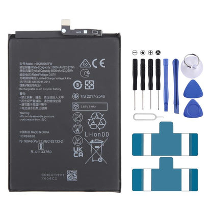 Batterie de remplacement Li-Polymère pour Huawei Nova Y70 HB536896EFW 5900mAh