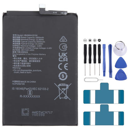 Remplacement de la batterie Li-Polymère pour Honor 90 Smart HB4966A2EGW 5900mAh