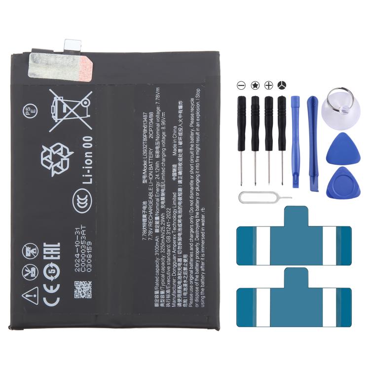 Batterie de remplacement pour ZTE Nubia Red Magic 9 Pro Li3932T89P8h613487 3250mAh