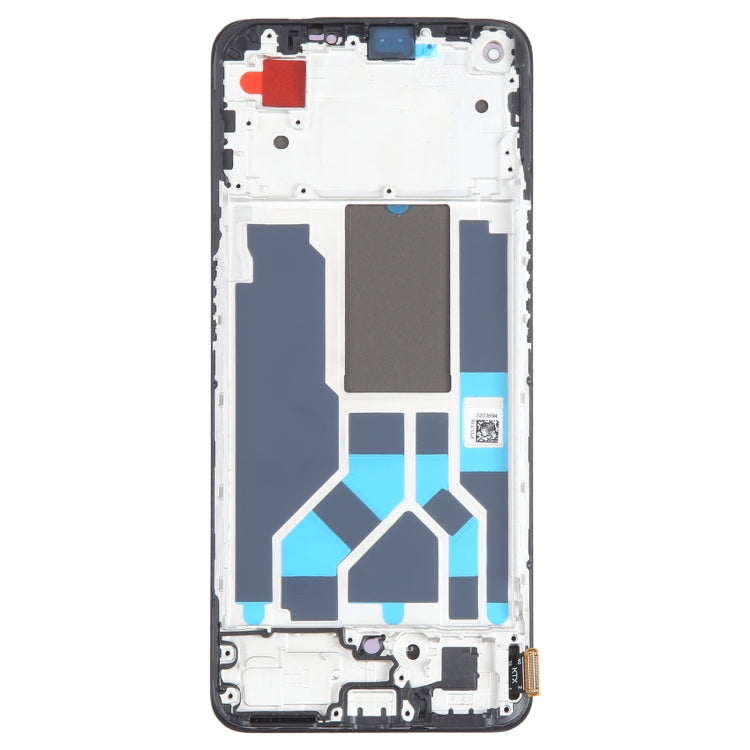 Écran LCD OLED pour l'assemblage complet du numériseur OPPO Reno7 SE 5G avec identification du cadre / des empreintes digitales
