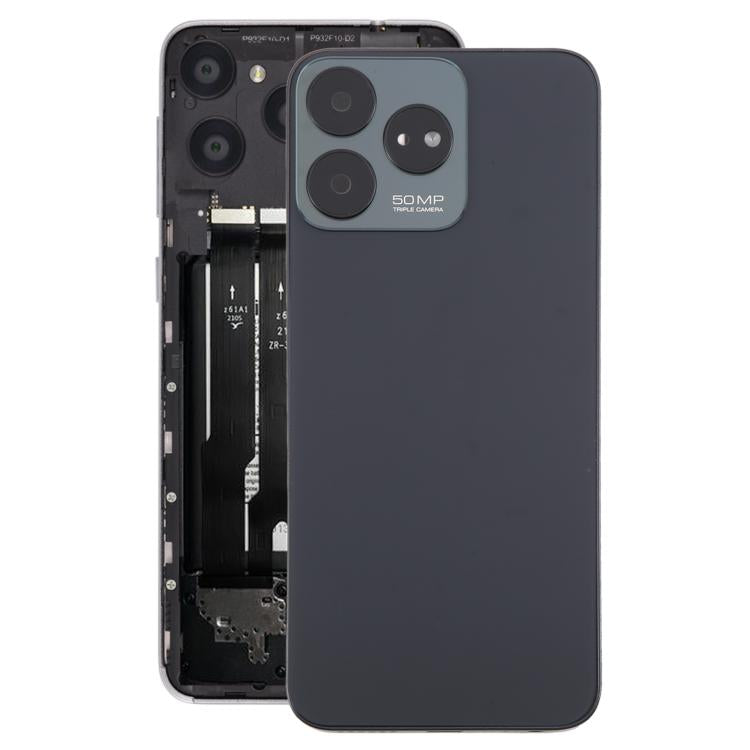 Pour ZTE Axon 50 Lite 8050 Couvercle arrière de la batterie en verre avec cadre central / Couvercle de l'objectif de l'appareil photo