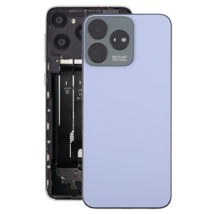 Pour ZTE Axon 50 Lite 8050 Couvercle arrière de la batterie en verre avec cadre central / Couvercle de l'objectif de l'appareil photo
