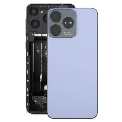 Pour ZTE Axon 50 Lite 8050 Couvercle arrière de la batterie en verre avec cadre central / Couvercle de l'objectif de l'appareil photo