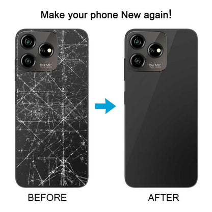 Pour ZTE Axon 50 Lite 8050 Couvercle arrière de la batterie en verre