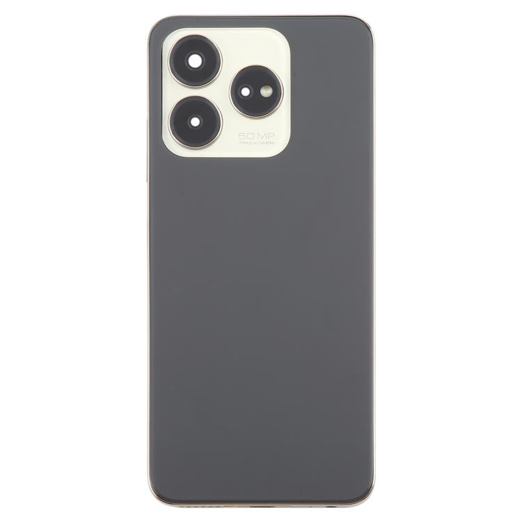 Pour ZTE Axon 60 / V60 Z2356 Couvercle arrière de la batterie en verre avec cadre central / Couvercle de l'objectif de l'appareil photo