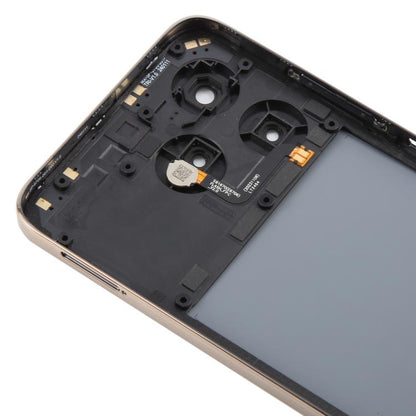Pour ZTE Axon 60 / V60 Z2356 Couvercle arrière de la batterie en verre avec cadre central / Couvercle de l'objectif de l'appareil photo