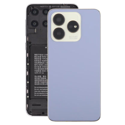Pour ZTE Axon 60 / V60 Z2356 Couvercle arrière de la batterie en verre avec cadre central / Couvercle de l'objectif de l'appareil photo