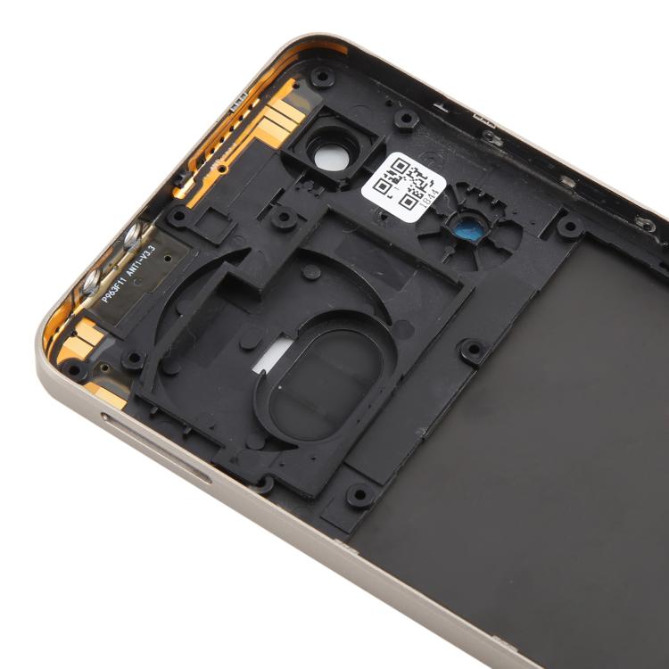 Pour ZTE nubia Music Z2353 Couvercle arrière de la batterie en verre avec cadre central / Couvercle de l'objectif de l'appareil photo