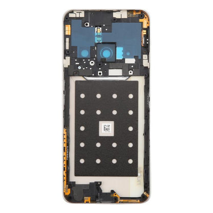 Pour ZTE nubia Focus Pro Z2351N Couvercle arrière de batterie en cuir avec cadre central / Couvercle d'objectif d'appareil photo