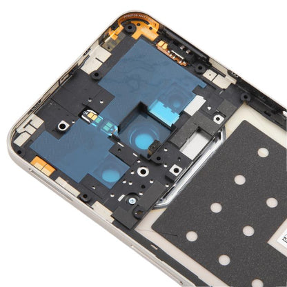 Pour ZTE nubia Focus Pro Z2351N Couvercle arrière de batterie en cuir avec cadre central / Couvercle d'objectif d'appareil photo