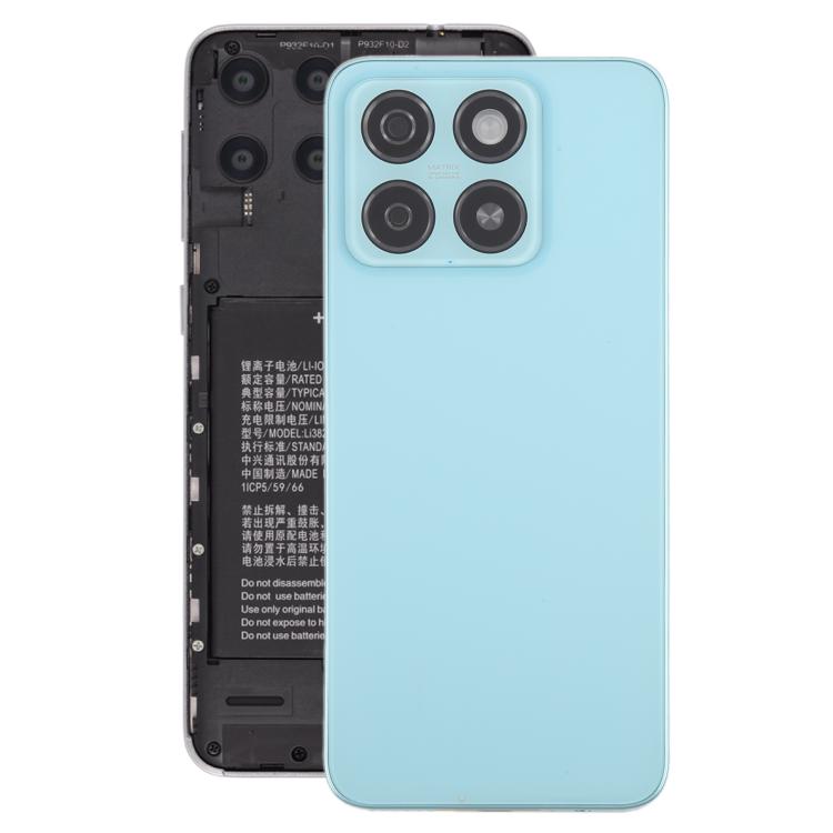 Pour ZTE Blade A55 Z2450 Cache arrière de la batterie avec cadre central / Cache de l'objectif de l'appareil photo