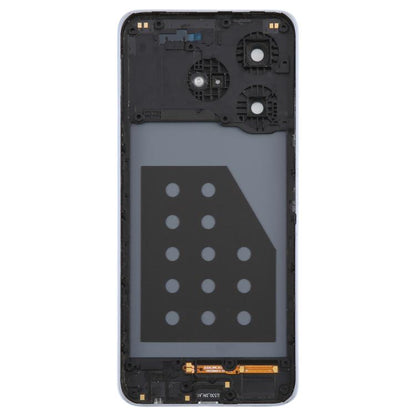 Pour ZTE Blade V60 Design Z2350 Couvercle arrière de la batterie en verre avec cadre central / Couvercle de l'objectif de l'appareil photo