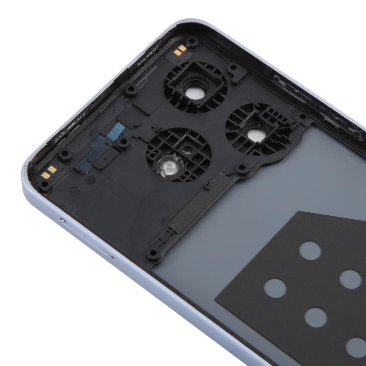 Pour ZTE Blade V60 Design Z2350 Couvercle arrière de la batterie en verre avec cadre central / Couvercle de l'objectif de l'appareil photo