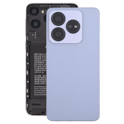 Pour ZTE Blade V60 Design Z2350 Couvercle arrière de la batterie en verre avec cadre central / Couvercle de l'objectif de l'appareil photo