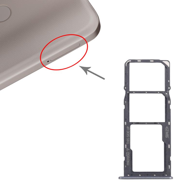 Pour Nokia C22 Plateau de carte SIM d'origine + Plateau de carte SIM + Plateau de carte Micro SD