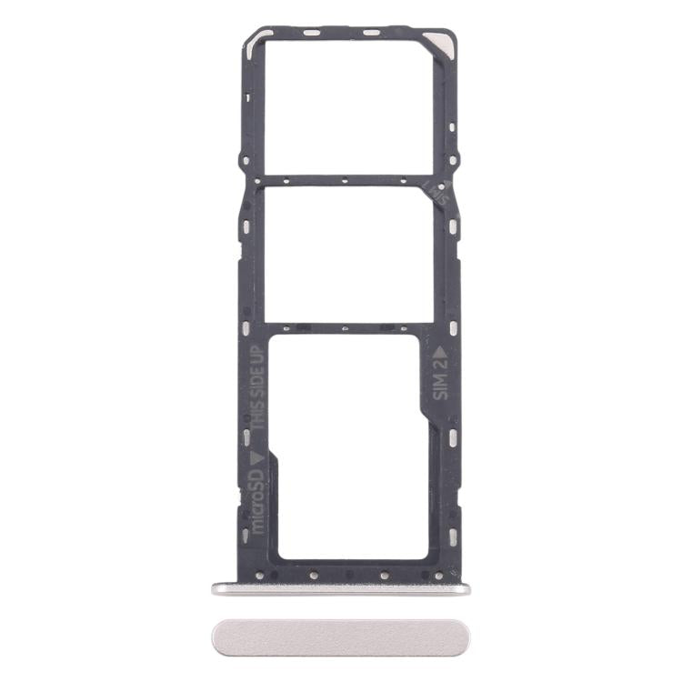 Pour Nokia C22 Plateau de carte SIM d'origine + Plateau de carte SIM + Plateau de carte Micro SD