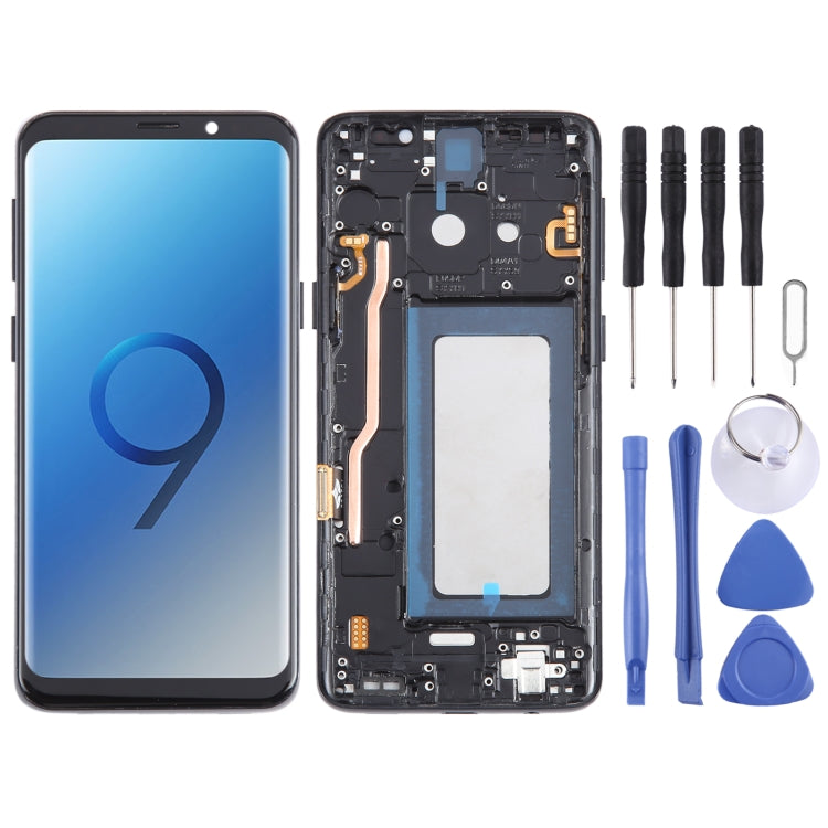 Pour Samsung Galaxy S9 SM-G955 TFT LCD écran numériseur assemblage complet avec cadre