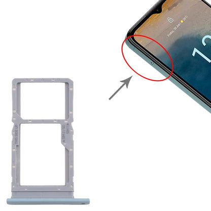 Pour Nokia G22 Plateau de carte SIM d'origine + Plateau de carte SIM + Plateau de carte Micro SD