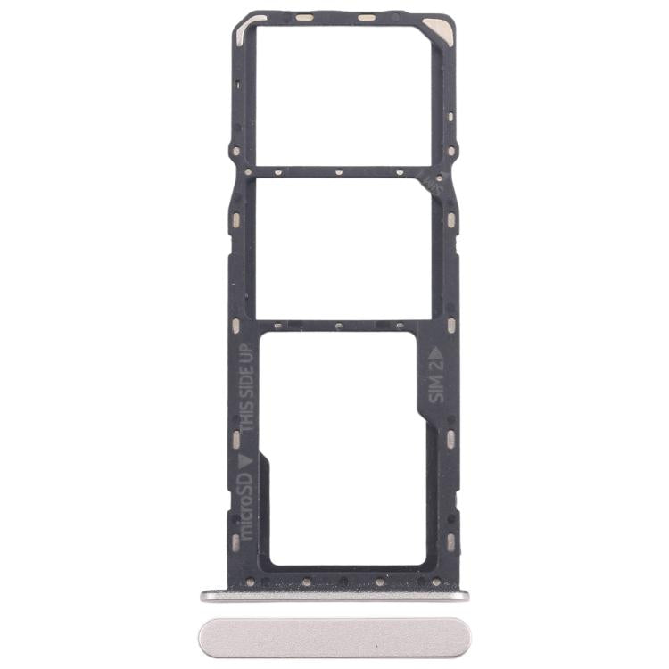 Pour Nokia C32 Plateau de carte SIM d'origine + Plateau de carte SIM + Plateau de carte Micro SD