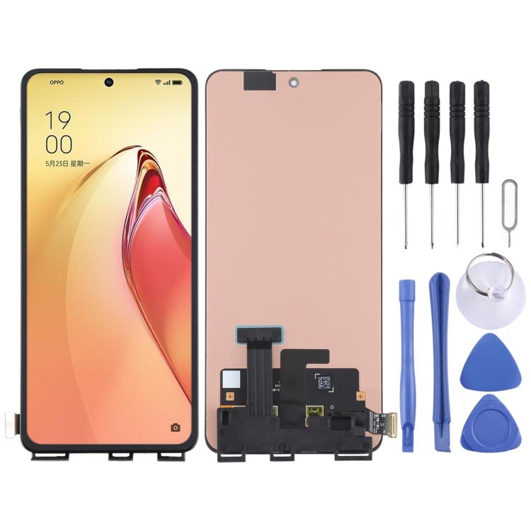 Pour OPPO Reno8 Pro 5G CPH2357 Écran LCD AMOLED d'origine avec numériseur Assemblage complet