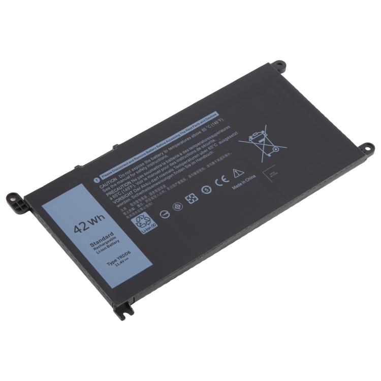 Batterie Li-ion 11,4 V 42 Wh YRDD6 pour Dell Vostro 3491 3591 3490 3590 3501 Inspiron 5481 5482 5485 5491 5591 5485 5585 5480