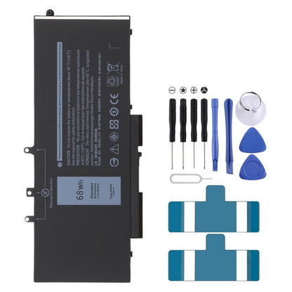 Batterie lithium-ion 7,6 V 68 Wh GJKNX pour Dell Latitude 15 5591 5280 5290 5480 5490 5580 5590 3520 3530 M3520 M3530 P27S