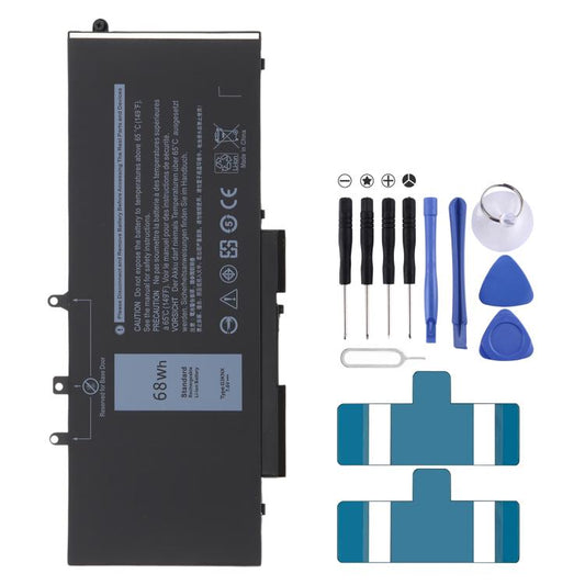 Batterie lithium-ion 7,6 V 68 Wh GJKNX pour Dell Latitude 15 5591 5280 5290 5480 5490 5580 5590 3520 3530 M3520 M3530 P27S