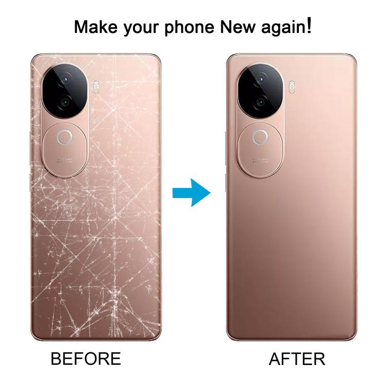 Cache arrière de batterie pour Vivo V40e avec cache d'objectif d'appareil photo