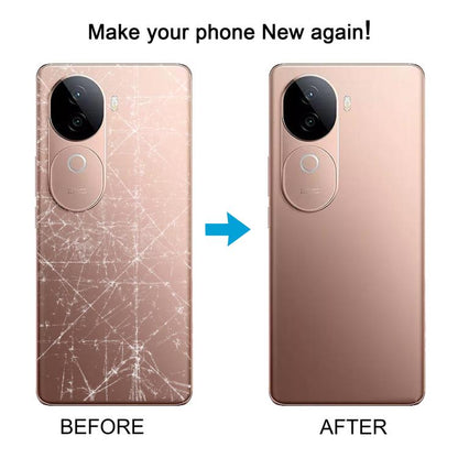Cache arrière de batterie pour Vivo V40e avec cache d'objectif d'appareil photo